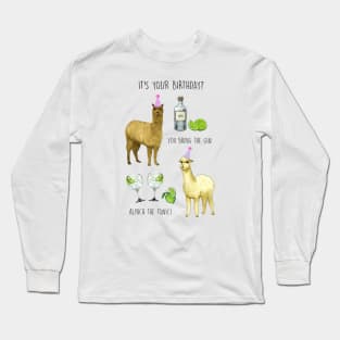 ALPACA THE TONIC Long Sleeve T-Shirt